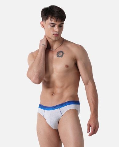  JBUSS - Quần lót nam dáng brieft cotton trơn 