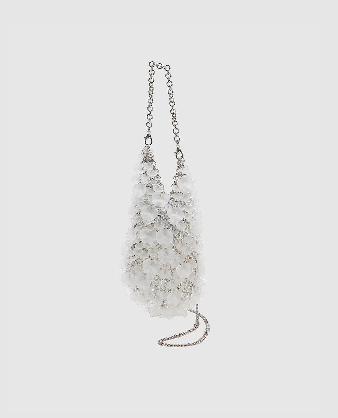 URBAN REVIVO - Túi đeo chéo nữ đính hạt phối dây xích