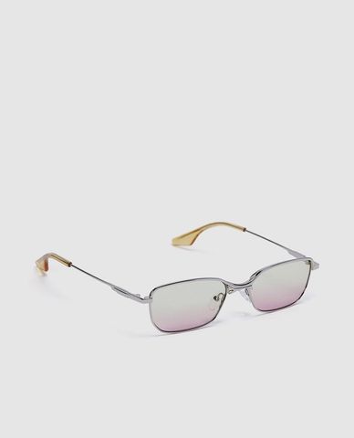  URBAN REVIVO - Kính mát nữ gọng chữ nhật thời trang 