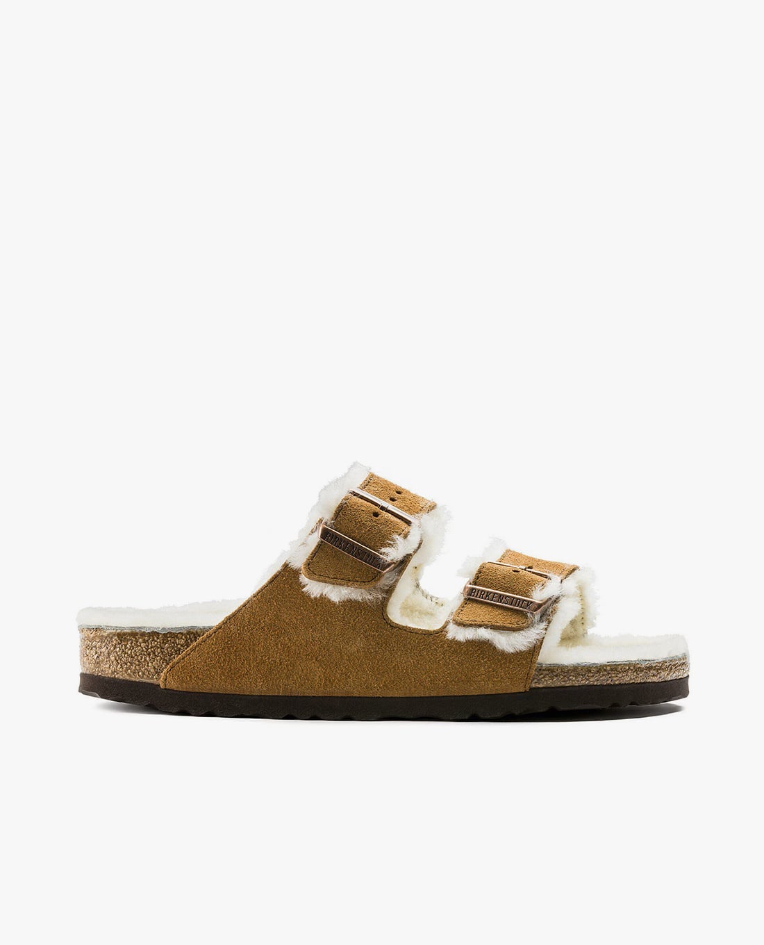 BIRKENSTOCK - Dép nữ quai ngang Arizona Shearling