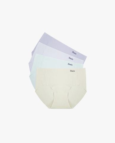  iBasic - Set 4 quần lót hipster nữ lưng cao 