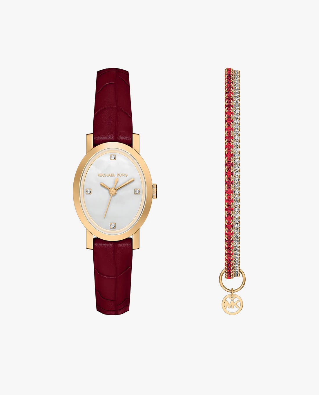 MICHAEL KORS - Set đồng hồ nữ và vòng đeo tay Maude 21mm