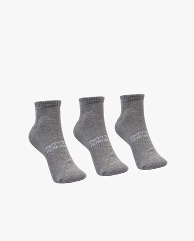  SKECHERS - Set 3 vớ unisex cổ thấp phối logo 