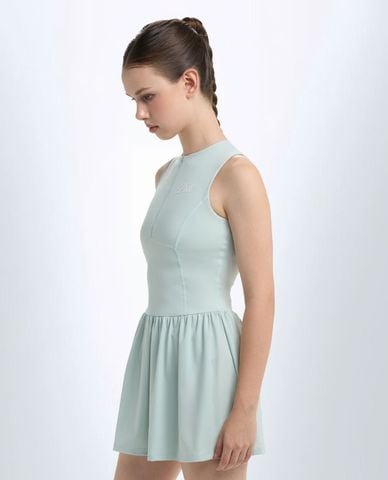  PILI - Đầm thể thao mini sát nách khóa zip 