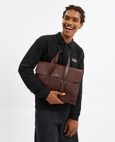  COACH - Cặp xách nam phom chữ nhật Flatiron 