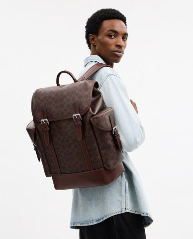  COACH - Balo nam phom chữ nhật Hitch 