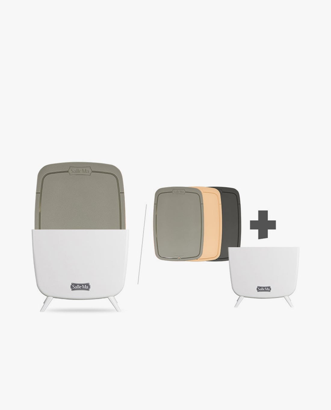 SALLEMA - Bộ 3 thớt kháng khuẩn Premium TPU