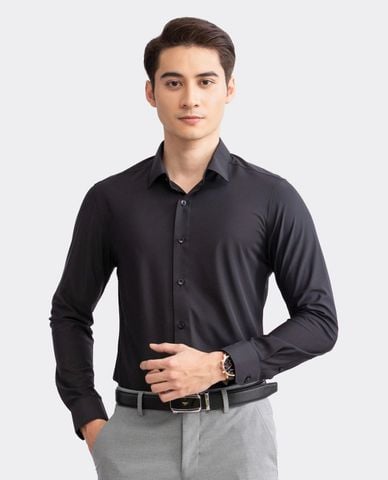  ARISTINO BUSINESS - Áo sơ mi nam cổ bẻ tay dài phom ôm 
