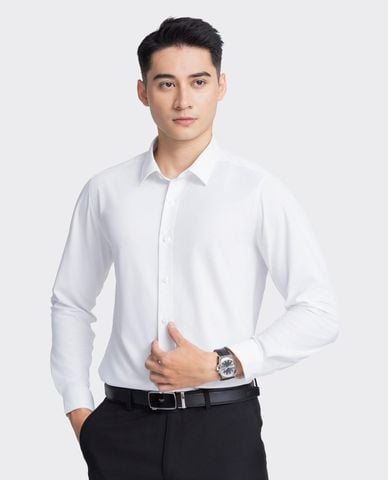  ARISTINO BUSINESS - Áo sơ mi nam cổ bẻ tay dài phom ôm 