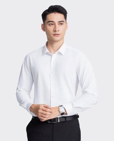  ARISTINO BUSINESS - Áo sơ mi nam cổ bẻ tay dài phom ôm 