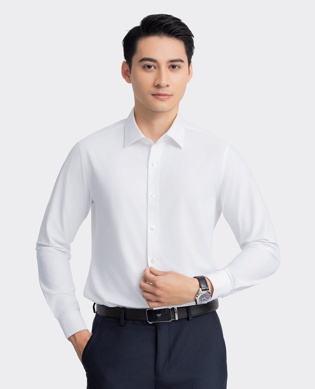 ARISTINO BUSINESS - Áo sơ mi nam cổ bẻ tay dài