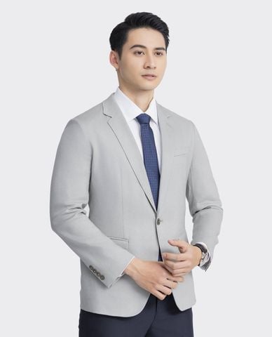  ARISTINO BUSINESS - Áo khoác blazer nam cổ ve tay dài Ramie 