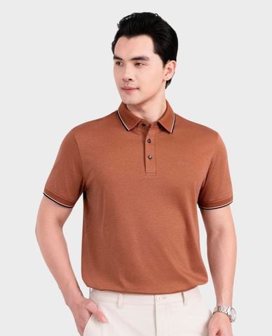  ARISTINO BUSINESS - Áo polo nam cổ bẻ tay ngắn lịch lãm 