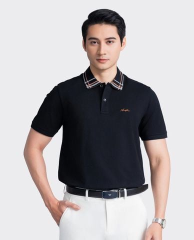  ARISTINO BUSINESS - Áo polo nam cổ bẻ tay ngắn Mercerized 