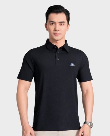  ARISTINO BUSINESS - Áo polo nam cổ bẻ tay ngắn phối logo 