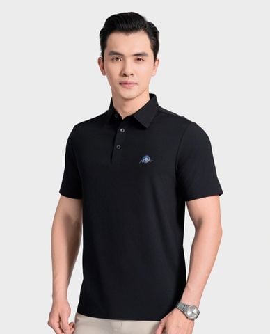  ARISTINO BUSINESS - Áo polo nam cổ bẻ tay ngắn phối logo 