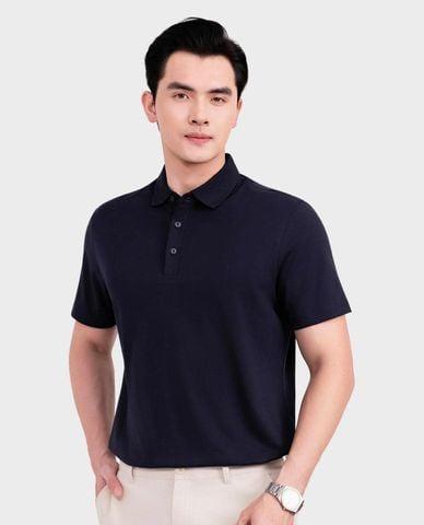  ARISTINO BUSINESS - Áo polo nam cổ bẻ tay ngắn tối giản 