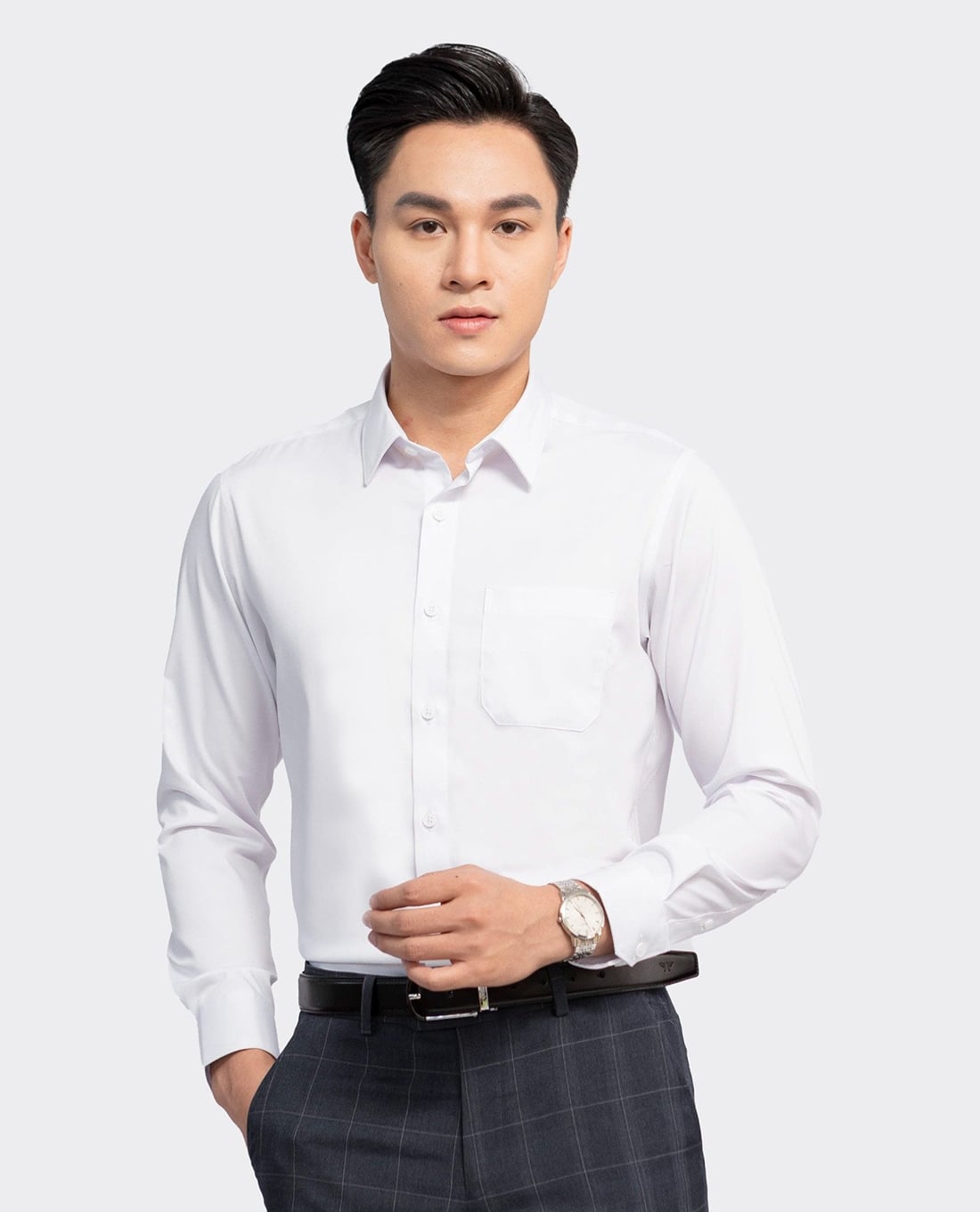 ARISTINO BUSINESS - Áo sơ mi nam cổ bẻ tay dài thanh lịch