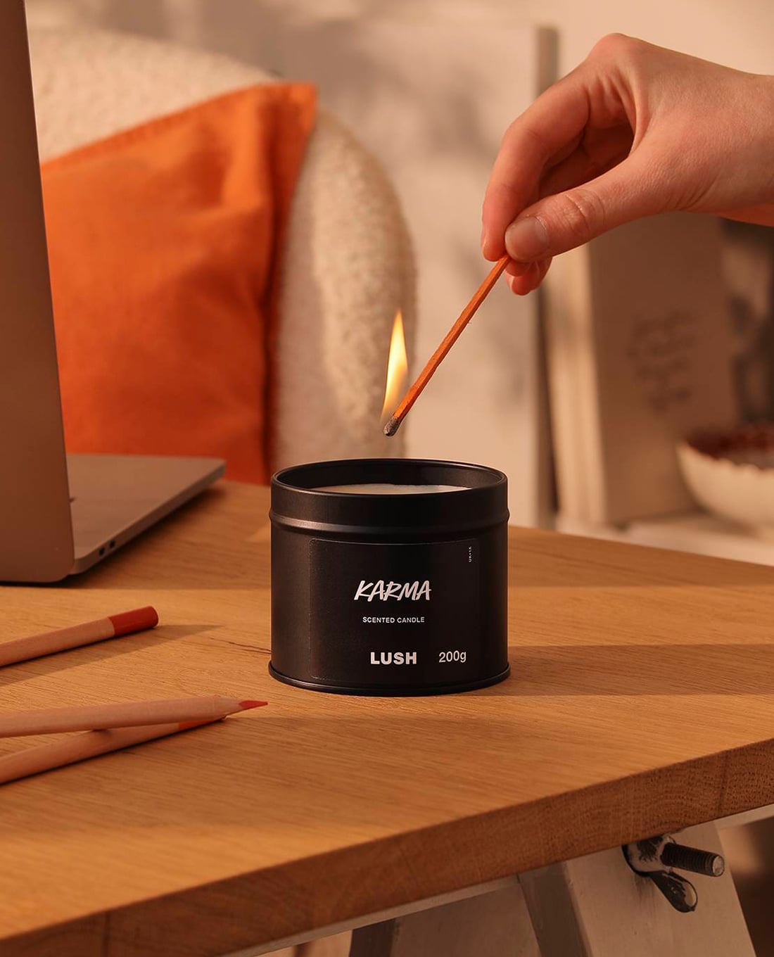 LUSH - Nến thơm Karma Single Wick