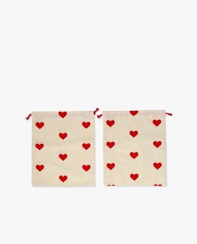  FLYING TIGER - Túi đựng phụ kiện họa tiết trái tim 