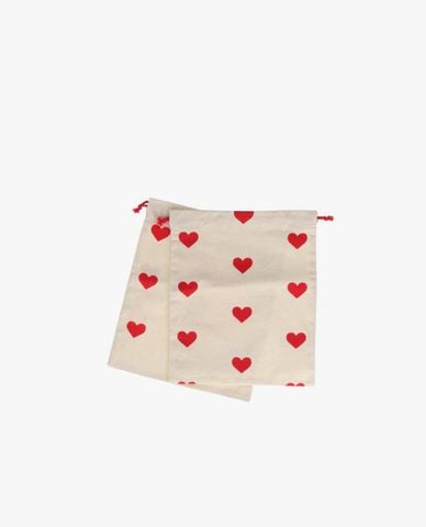  FLYING TIGER - Túi đựng phụ kiện họa tiết trái tim 