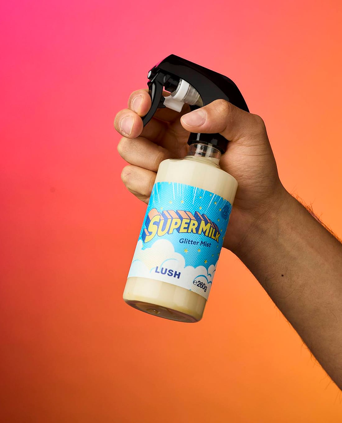 LUSH - Xịt nhũ thơm toàn thân Super Milk