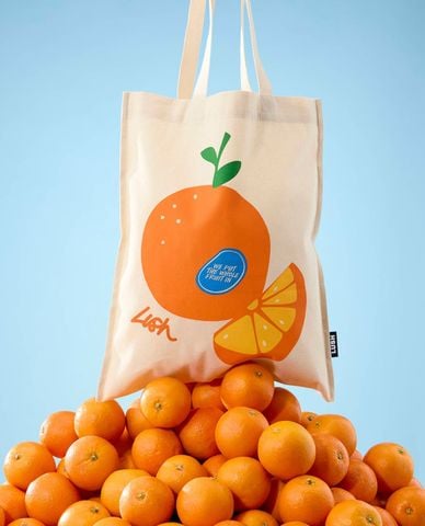  LUSH - Túi tote Orange 