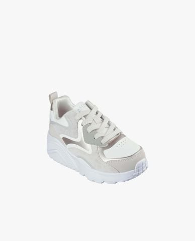  SKECHERS - Giày sneakers bé gái cổ thấp Street UNO Lite 