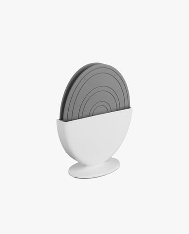  SALLEMA - Set 2 miếng lót nồi silicone hình quả trứng 