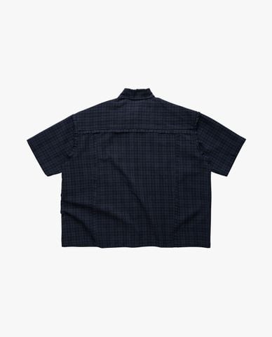  BAD HABITS - Áo sơ mi unisex tay ngắn phom boxy Abyss 