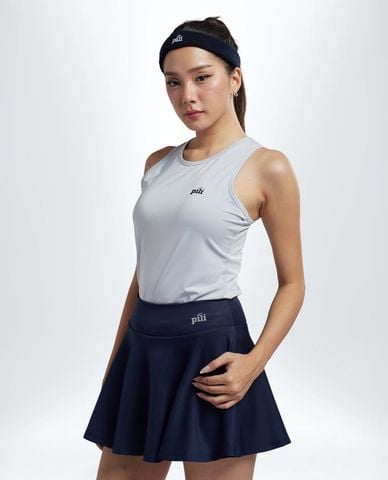  PILI - Chân váy thể thao mini dáng xòe phối logo 