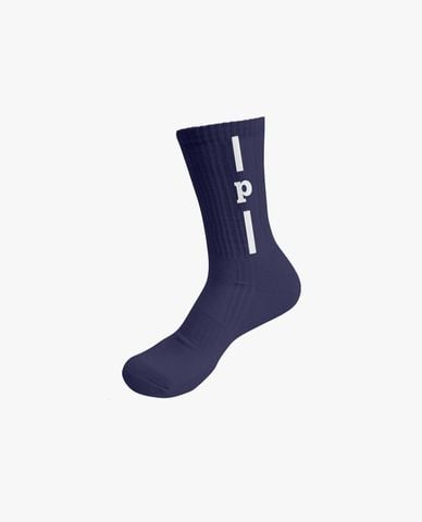  PILI - Set 3 vớ unisex cổ cao dệt logo 