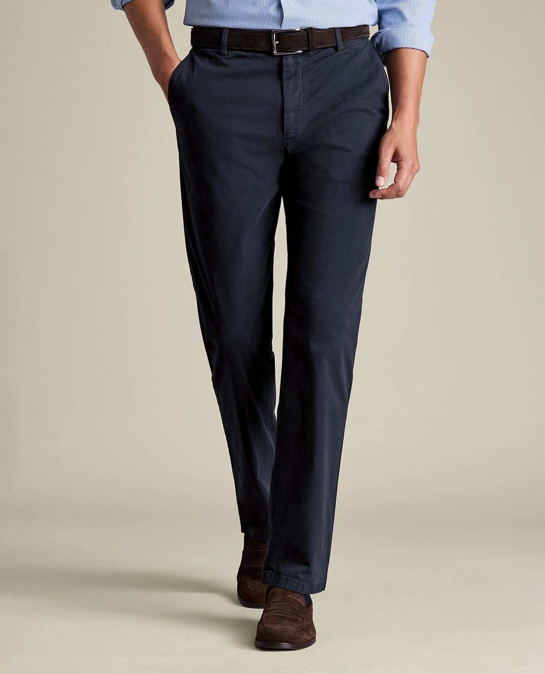 CHARLES TYRWHITT - Quần nam ống đứng Washed Chinos