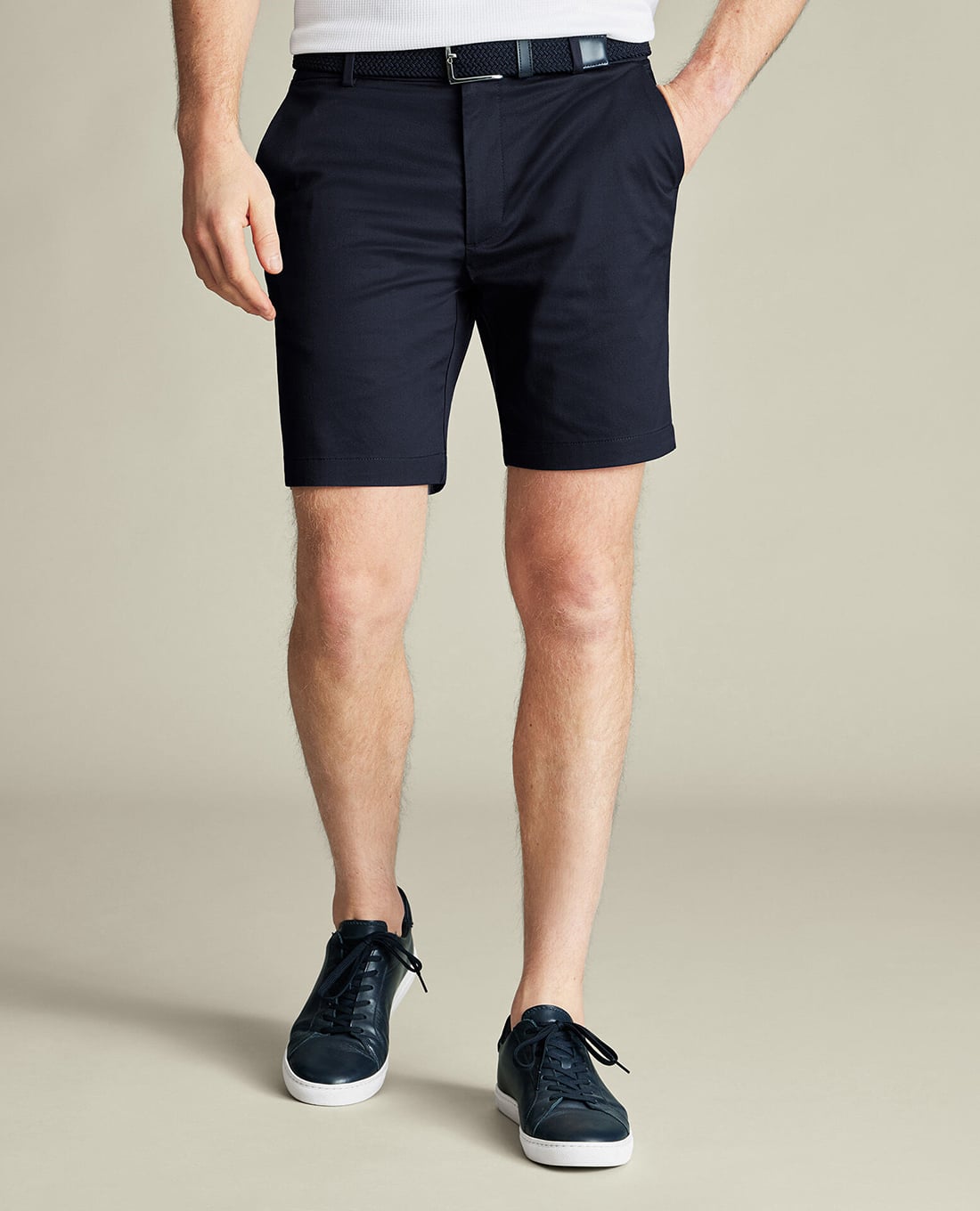 CHARLES TYRWHITT - Quần shorts nam ngang gối Performance