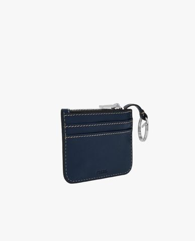  FOSSIL - Ví đựng thẻ nữ phom chữ nhật phối khóa zip Lennox 