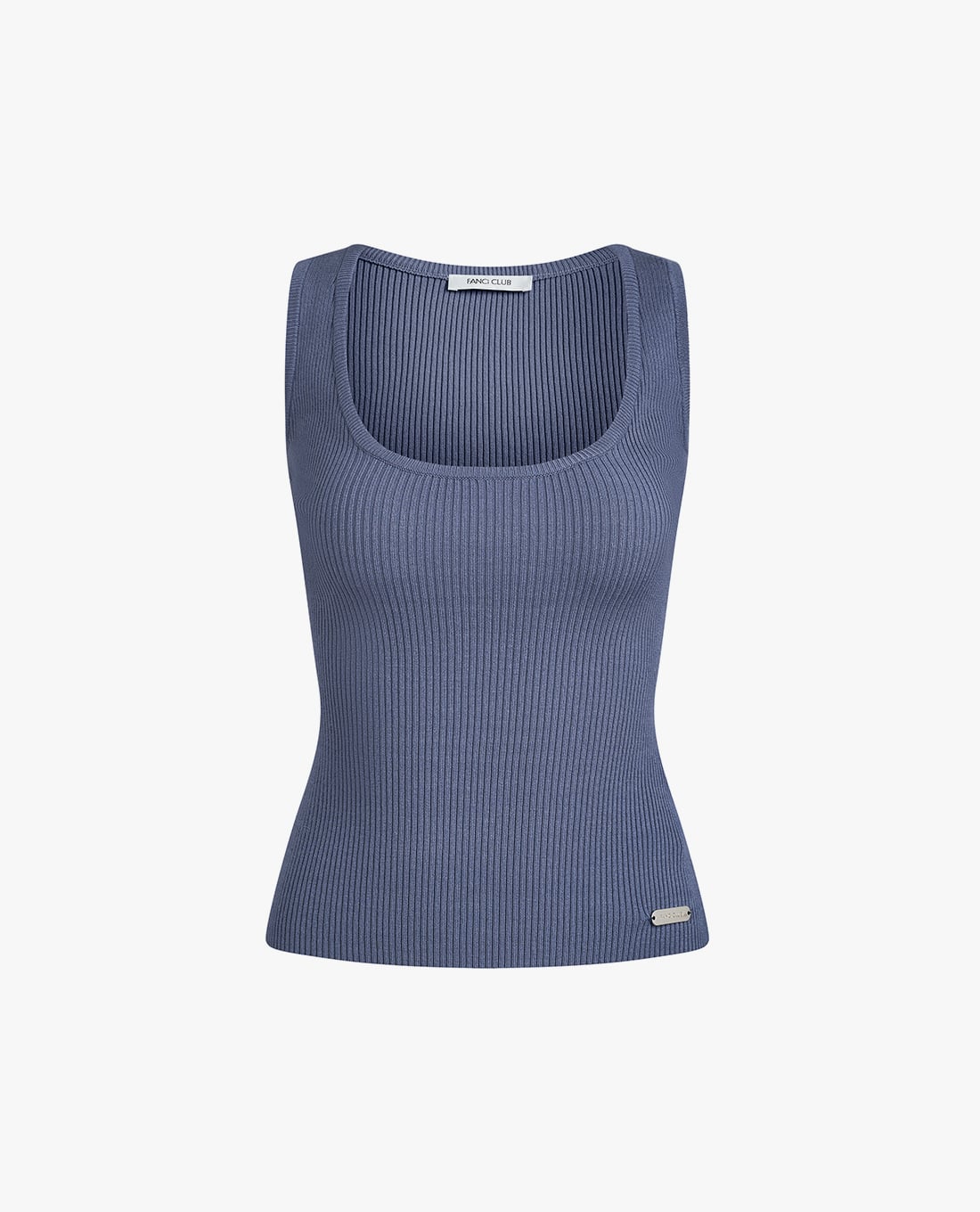 FANCì CLUB - Áo ba lỗ nữ dệt kim cổ vuông phom ôm