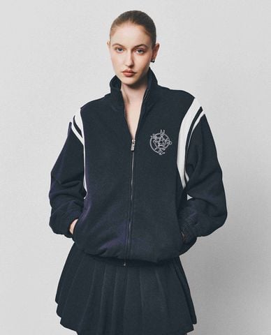  DEZUS - Áo khoác thể thao nữ cổ trụ tay dài Erminn 