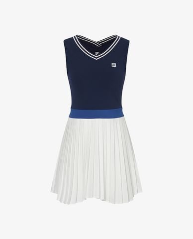  FILA - Đầm thể thao mini cổ V sát nách 