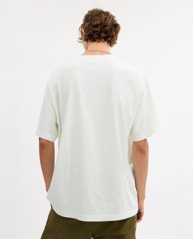  COACH - Áo thun nam cổ tròn tay ngắn Collage Train Relaxed 