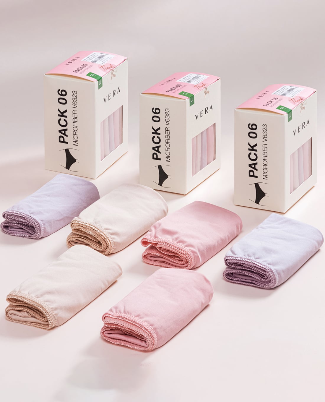 VERA - Combo 6 quần lót nữ thun lạnh