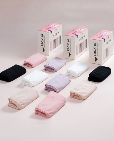 VERA - Combo 10 quần lót nữ thun lạnh 