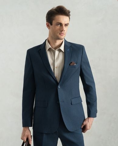  BEVERLY HILLS POLO CLUB - Áo khoác blazer nam thêu logo 