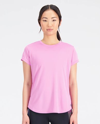  NEW BALANCE - Áo thun thể thao nữ cổ tròn tay ngắn 