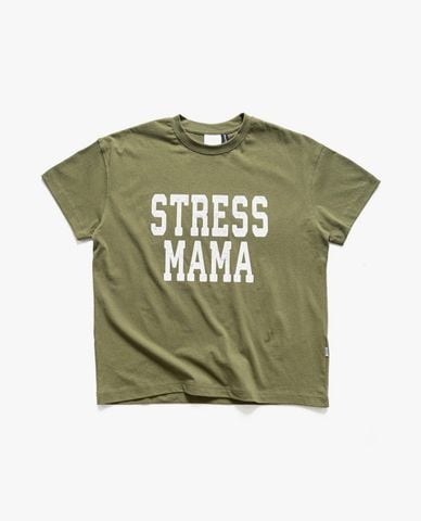  STRESSMAMA - Áo thun unisex cổ tròn tay ngắn SSMA Basic 