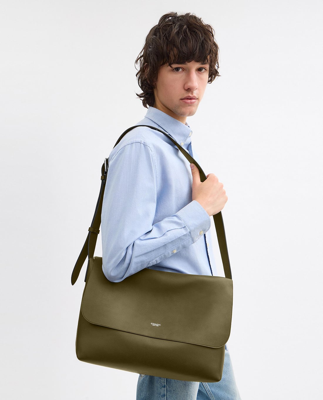 COACH - Túi đeo chéo nam phom chữ nhật Ludlow