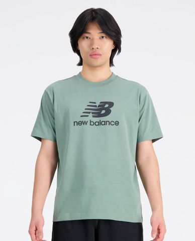  NEW BALANCE - Áo thun nam cổ tròn tay ngắn Essentials 