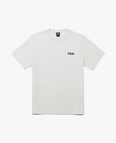  FILA - Áo thun unisex cổ tròn tay ngắn Small Linear 
