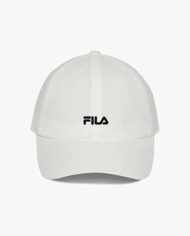  FILA - Nón bóng chày unisex thêu logo phối lưới 