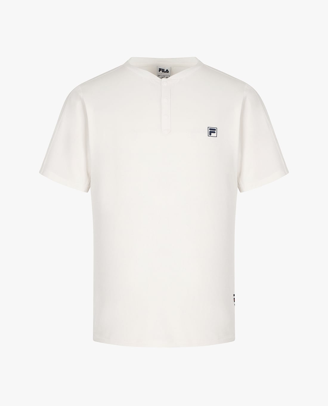 FILA - Áo thun thể thao nam cổ henry tay ngắn Performance