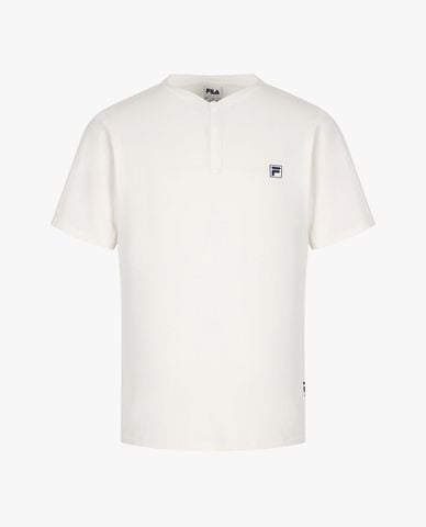  FILA - Áo thun thể thao nam cổ henry tay ngắn Performance 